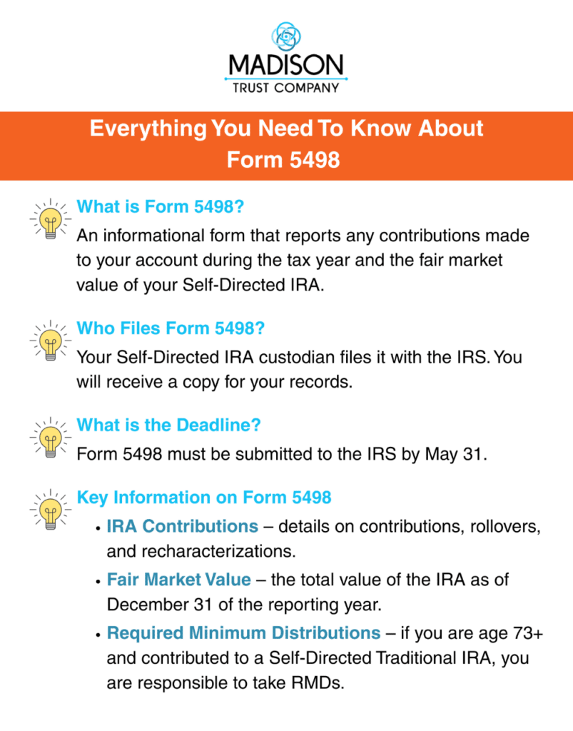 Form 5498 And How To File A Guide For Self Directed IRA Account 