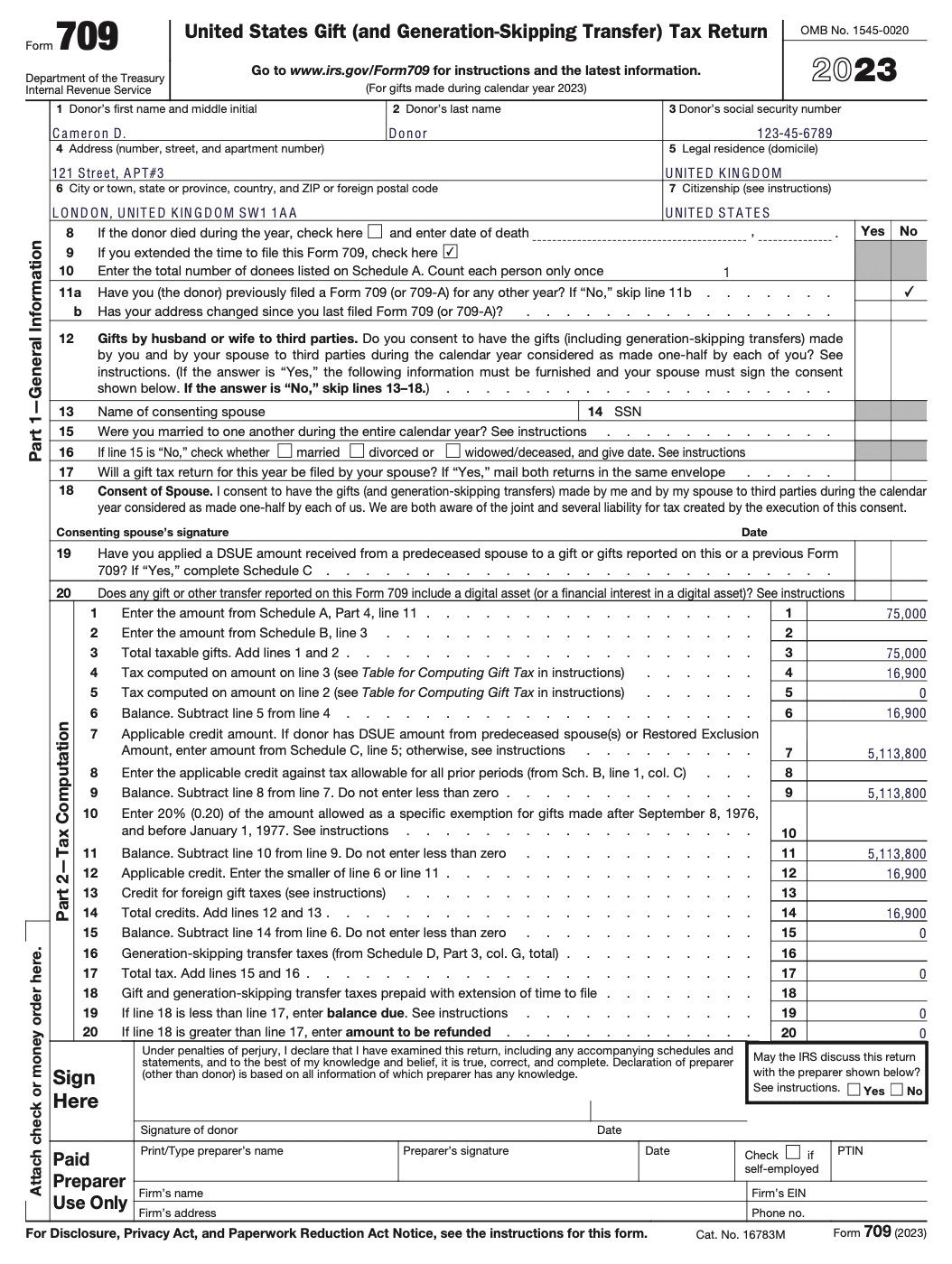 Form 709 Guide To US Gift Taxes For Expats