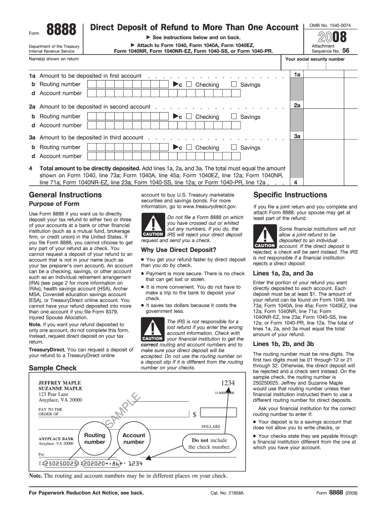 Form 8888 Ir 39 s Fill Out And Sign Printable PDF Template AirSlate 