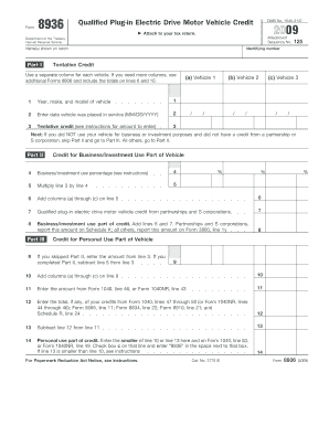 Form 8936 Fill Online Printable Fillable Blank PdfFiller