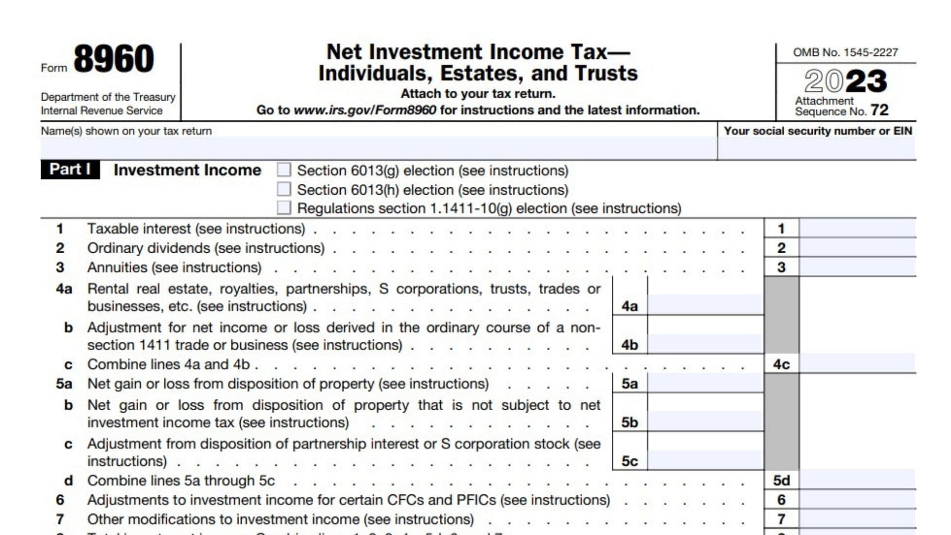 Form 8960 Instructions 2024 2025