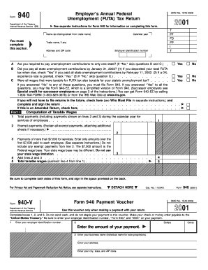 Form 940 Fill In Version Employer 39 s Annual Federal Unemployment FUTA 