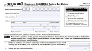 Form 941 Instructions 2024 2025