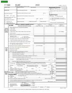 Form F 1040 Download Fillable PDF Or Fill Online Individual Income Tax