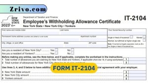 Form IT 2104 2024 2025