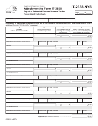 Form IT 2658 NYS 2024 Fill Out Sign Online And Download Fillable 