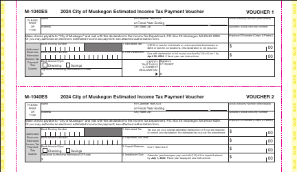 Form M 1040ES Download Printable PDF Or Fill Online Declaration Of 