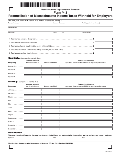 Form M 3 Fill Out Sign Online And Download Printable PDF 