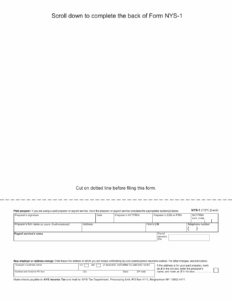 Form NYS 1 Fill Out Sign Online And Download Fillable PDF New York
