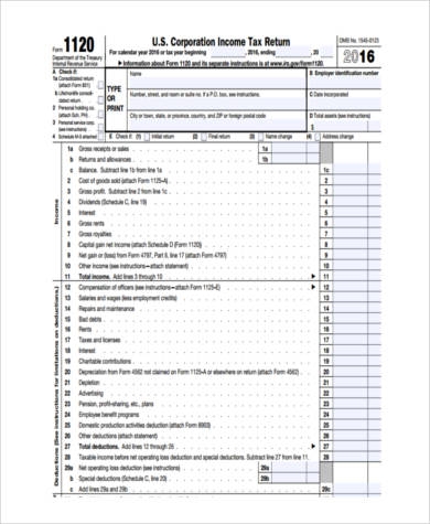 FREE 10 Sample Business Tax Forms In PDF MS Word Excel