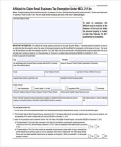 FREE 10 Sample Business Tax Forms In PDF MS Word Excel