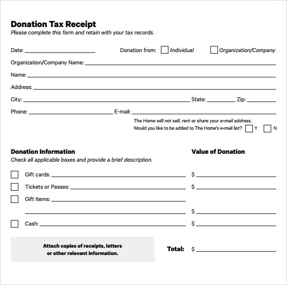 FREE 20 Donation Receipt Templates In PDF Google Docs Google 