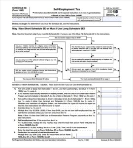 FREE 6 Sample Self Employment Tax Forms In PDF