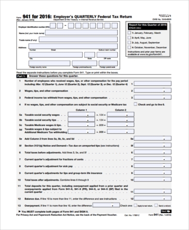 FREE 7 Sample Self Employed Tax Forms In MS Word PDF