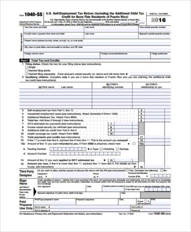 FREE 8 Sample Social Security Income Forms In PDF