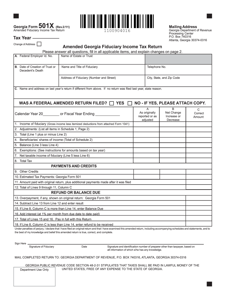 Georgia Tax Return Complete With Ease AirSlate SignNow