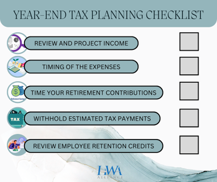 Get A Head Start With Your 2023 Taxes Year end Tax Planning Strategies 