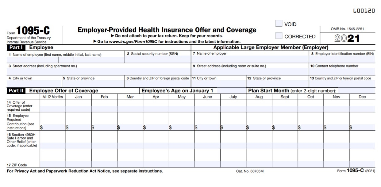 Guide To Prepare IRS ACA Form 1095 C Form 1095 C Step By Step 