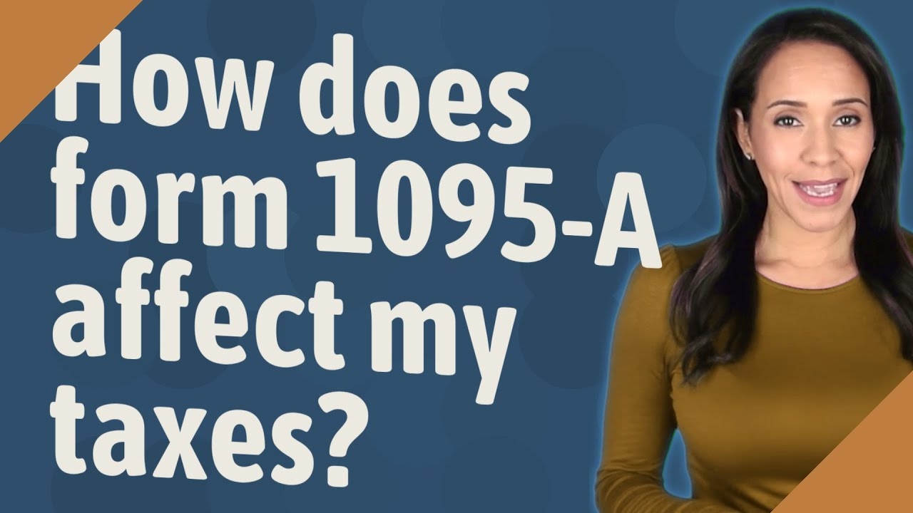 How Does Form 1095 A Affect My Taxes YouTube
