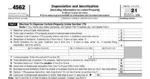 How To Complete IRS Form 4562