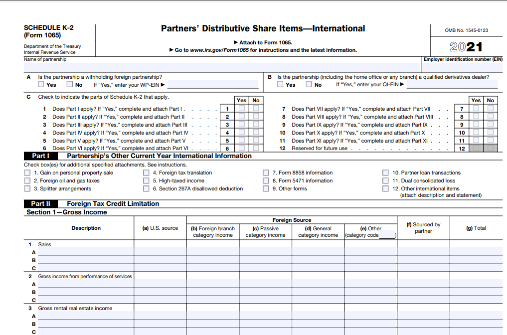 How To Comply With The New K 2 And K 3 Schedules Holthouse Carlin 