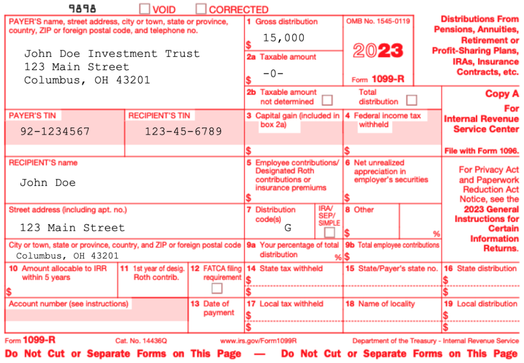 How To File IRS Form 1099 R Solo 401k