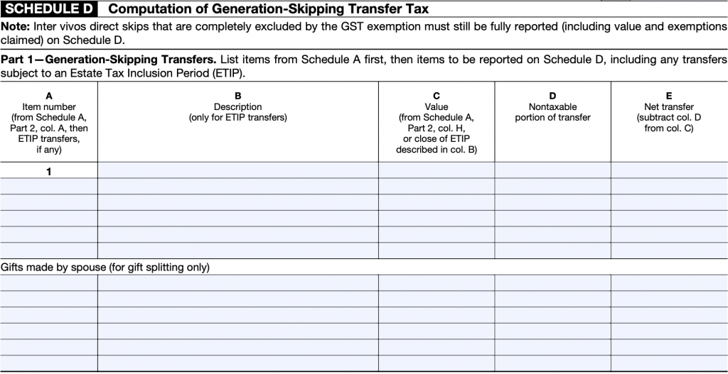 How To Fill Out Form 709 Step by Step Guide To Report Gift Tax 