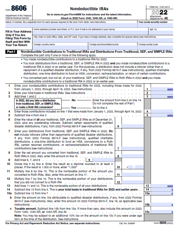 How To Report Your Backdoor Roth IRA On Your Taxes