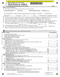 Illinois State Tax Forms Printable Printable Forms Free Online