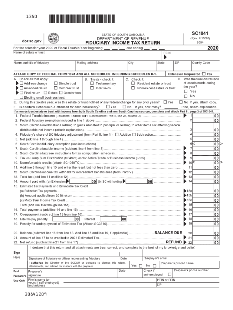 Income Tax In South Carolina Fill Out Sign Online DocHub