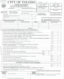 Income Tax Return City Of Toledo Printable Pdf Download