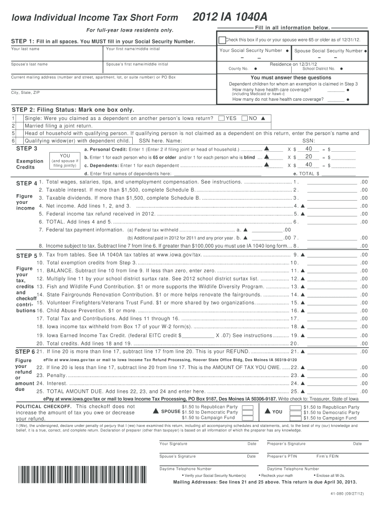 Income Tax State Fill Out Sign Online DocHub