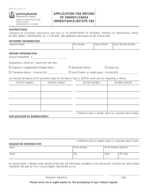 Inheritance Tax Forms PA Department Of Revenue PA gov Fill And 
