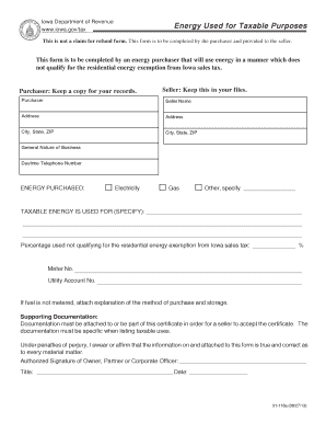 Iowa Sales Tax Exemption Certificate Fillable Fill And Sign Printable 