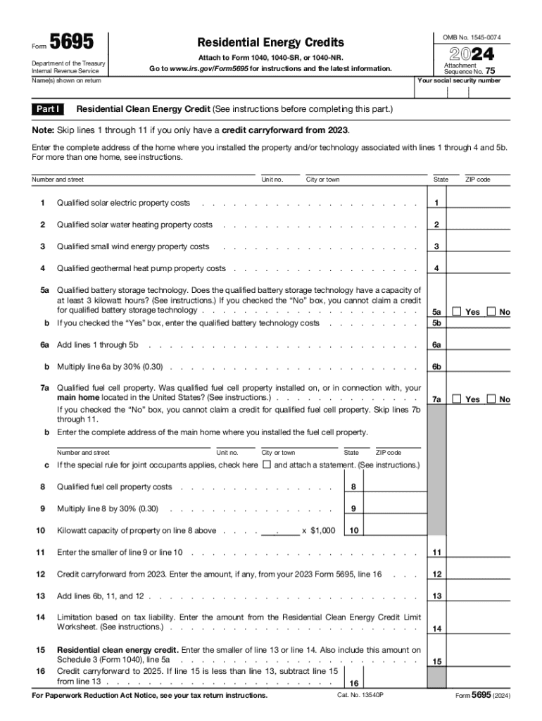 Irs 5695 2024 2025 Form Fill Out And Sign Printable PDF Template Irs 5695 2024 2025 Form Fill Out And Sign Printable PDF Template