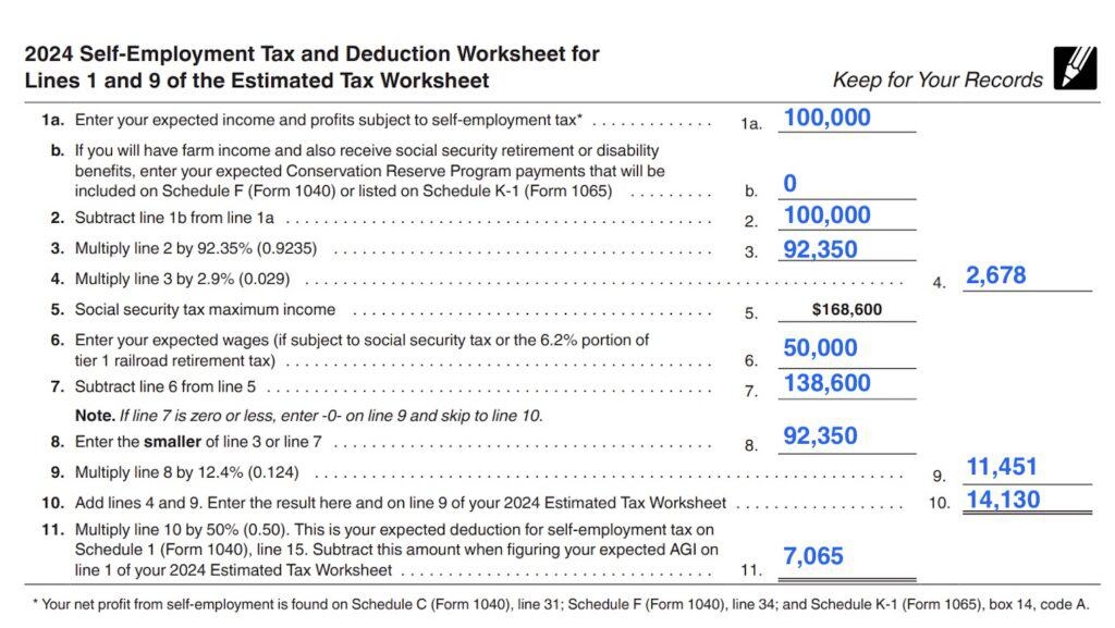 IRS Form 1040 ES Instructions Estimated Tax Payments
