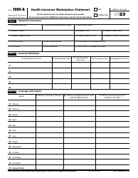 IRS Form 1095 A Download Printable PDF Or Fill Online Health Insurance 