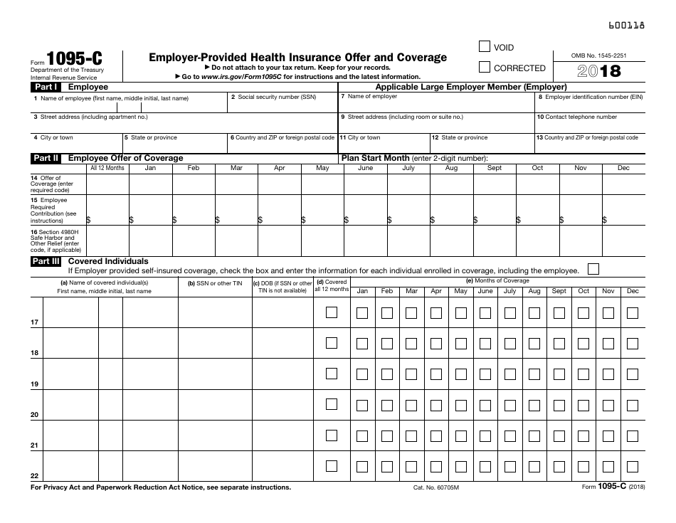 Irs Form 1095 A Printable Printable Forms Free Online