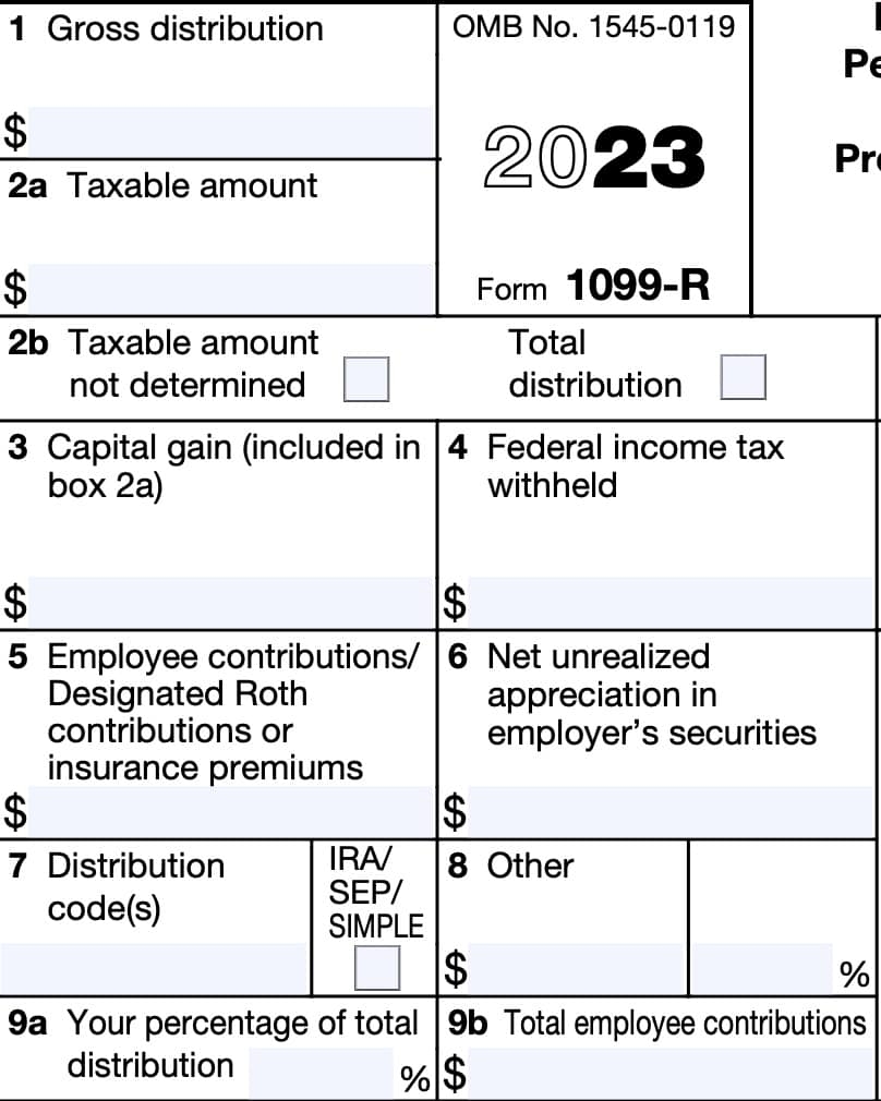 IRS Form 1099 R Instructions Retirement Distributions Understood IRS Form 1099 R Instructions Retirement Distributions Understood