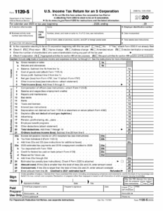 IRS Form 1120 S Download Fillable PDF Or Fill Online U S Income Tax