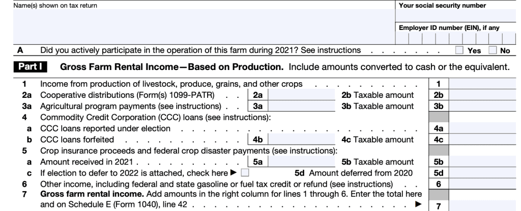 IRS Form 4835 A Guide To Farm Rental Income Expenses