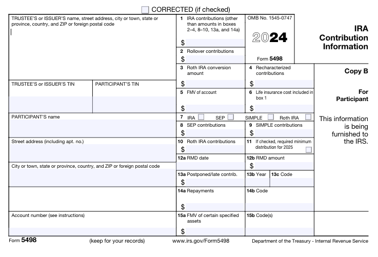 IRS Form 5498 SA Instructions For 2020 Explained With TaxBandits 