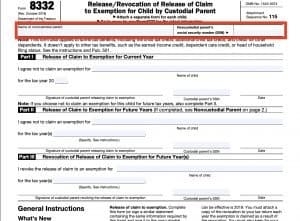 IRS Form 8332 A Guide For Custodial Parents
