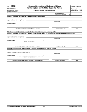 IRS Form 8332 Tax Facts Inc Fill And Sign Printable Template Online