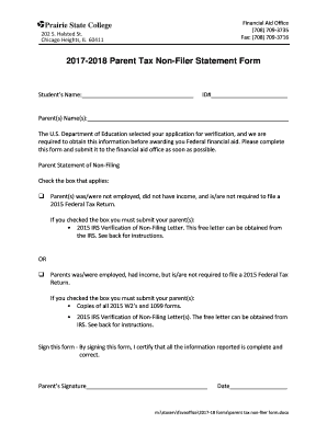 Irs Non Filer Letter Fill And Sign Printable Template Online