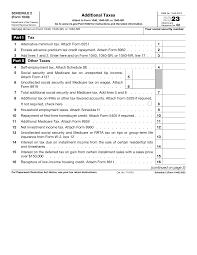IRS Releases Updated Schedule 2 Tax Form And Instructions For 2023 And 