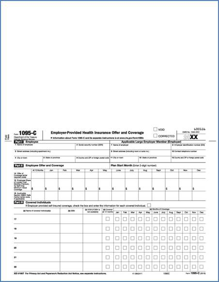 IRS Tax Forms 1095 C GoSafeguard