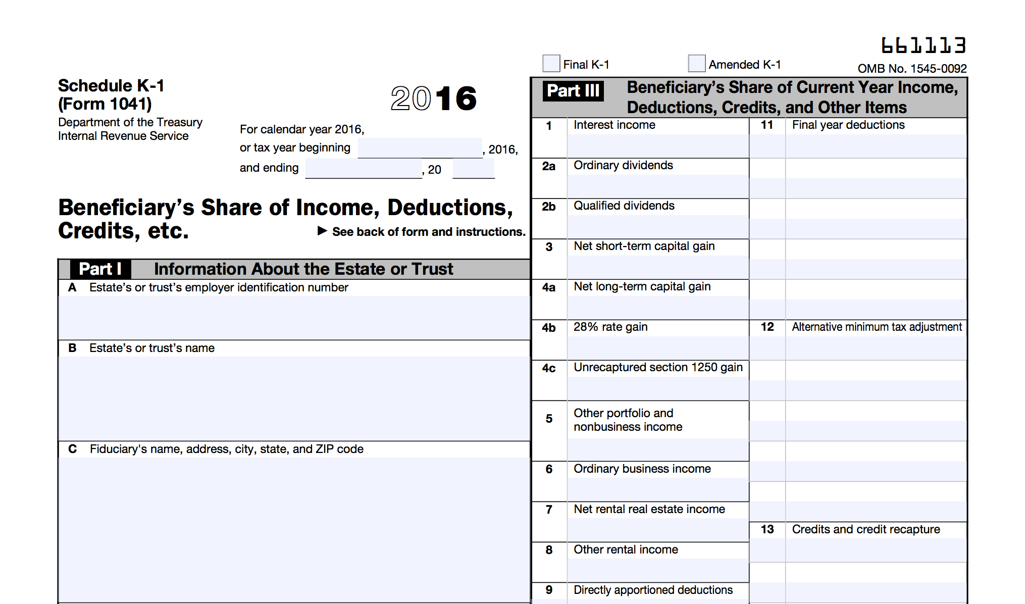 K 1 Tax Form Explained Printable Forms Free Online