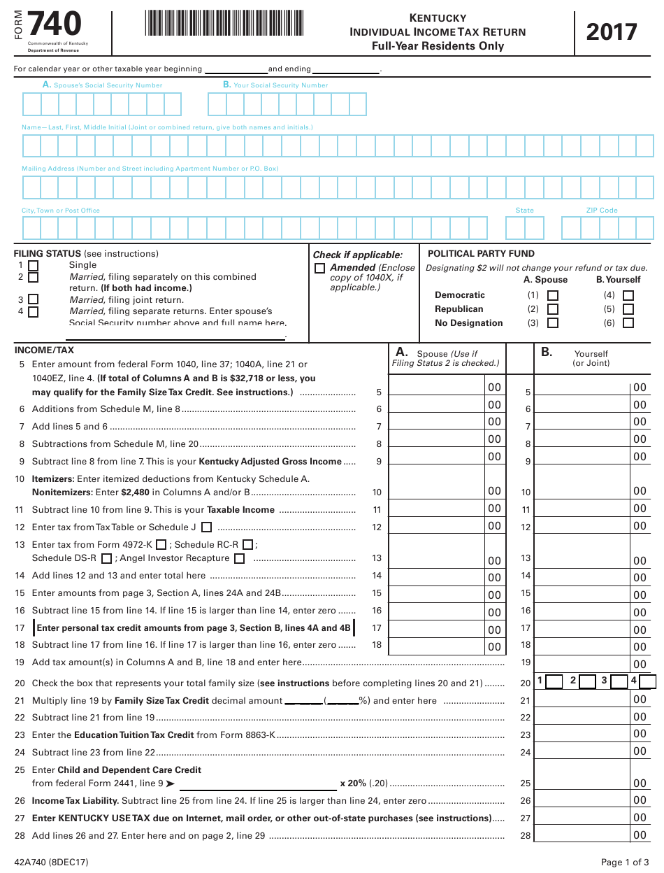 Kentucky County Income Tax Forms CountyForms