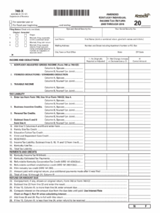 Ky 740 Fillable Form Printable Forms Free Online